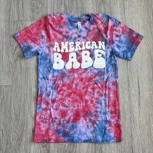 American Babe Graphic Tee Size Small